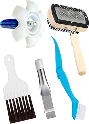 5 Pcs AC Coil Cleaner Set, Fin Comb & Brush Kit for A/C Units
