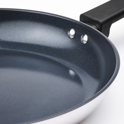 Ikea MIDDAGSMAT Padella - Rivestimento Antiaderente/Acciaio Inox, 11" Durevole - Foto 2 di 8
