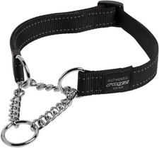 Reflective Nylon Choke Collar Slip Show Obedience Training Gentle Choker for ...