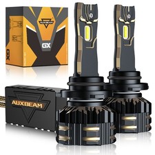 Auxbeam 9006 Hb4 Csp Led Headlight Bulbs Kit Super White 6500k 25000lm Low Beam