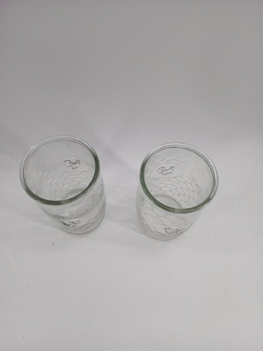(Set Of 2) Rooster Honey Bee Highball Drinking Glass Replacements Home Essential - Picture 5 of 9