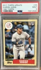 PSA 9  Topps 2017-1987  30th Anniversary Aaron Judge #US87-35 (RC)