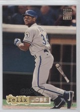 1994 Topps Stadium Club Golden Rainbow Felix Jose #298 5x3