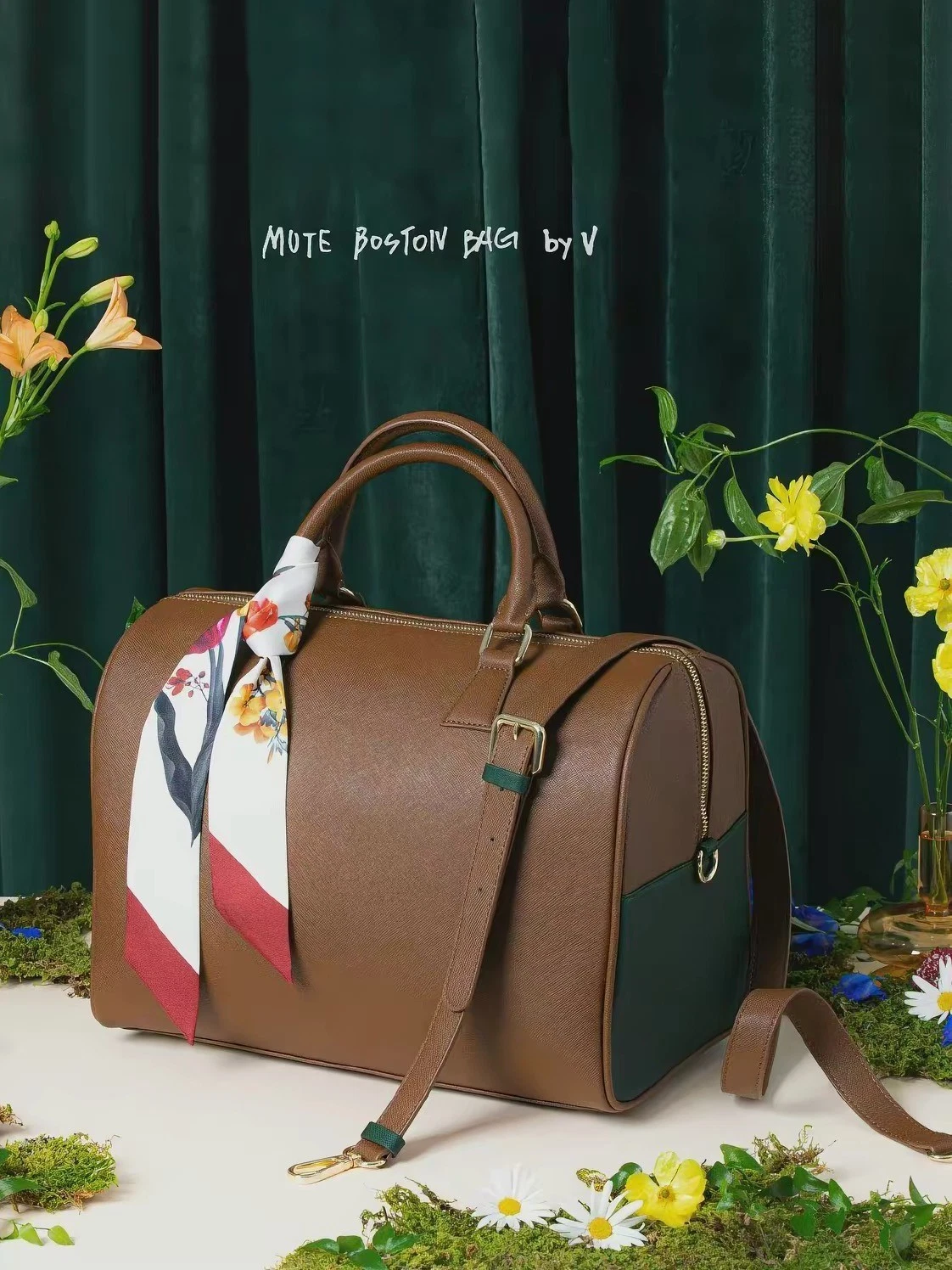 BTS Artist Made Collection V Taehyung Mute Boston Bag W/Box K-POP Official Goods - product detail image 2