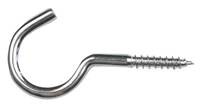 Hermann Lohmann Art. 15 Wäscheleinenhaken verzinkt 15 / 100 x 6,2 mm - 50 Stück