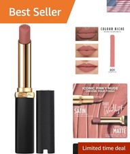 Comfortable Matte Lipstick with Hyaluronic Acid, Long-Lasting  Available Shades