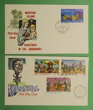 DR WHO 1975 ST VINCENT 2 FDC w13174