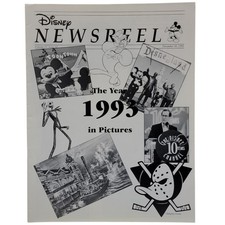 VTG 90s Disney Newsreel 1993 Year in Pictures Newsletter December 30 Employee