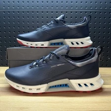 Ecco Golf Biom C4 Gore Tex GTX Golf Shoes Blue Red Women's Size 10 - 10.5