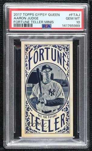 2017 Topps Gypsy Queen Fortune Teller Minis Aaron Judge PSA 10 GEM MT Rookie RC