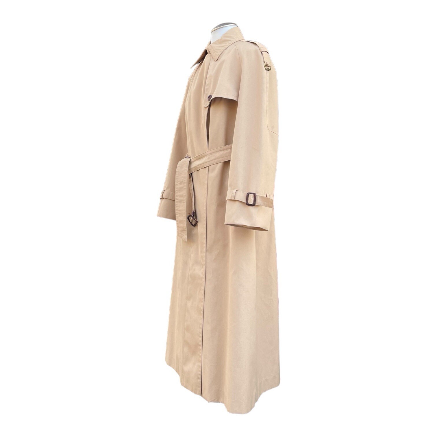 Vintage 70s ETIENNE AIGNER Womens 8 Trench Coat Belted Single Breasted Classic image 9