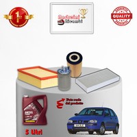 Inspektionskit Filter Und ÖL Seat Ibiza III 1.9 Tdi 66KW 90CV 2000->