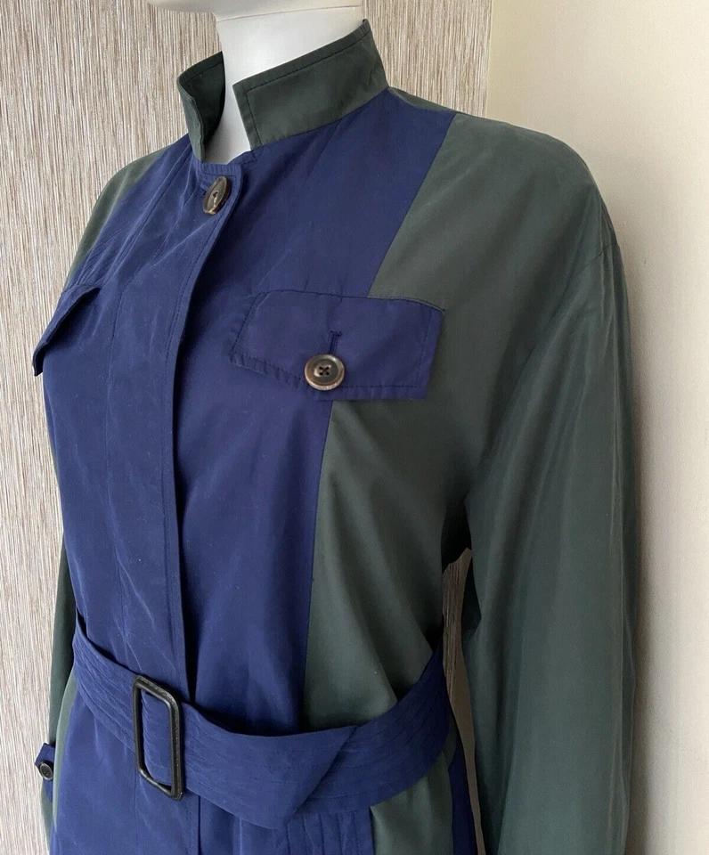 Paul Smith Mainline Grande con Cinturón Gabardina Repele el Agua Talla 12-14 - Imagen 3 de 4