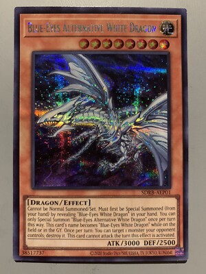 BLUE EYES ホワイト ドラゴン Yugioh Blue-Eyes White Dragon SCB1-JPP01 Ultra Rare Card