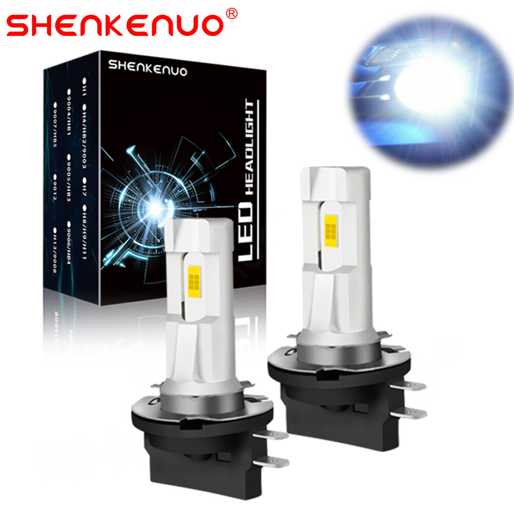 CHUSYYRAY H11B LED Headlight Bulbs 6000K White 25000 Lumens Kit For Ford Fiesta 2011-2013
