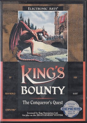 Kings's Bounty - Sega Mega Drive (Genesis, US)