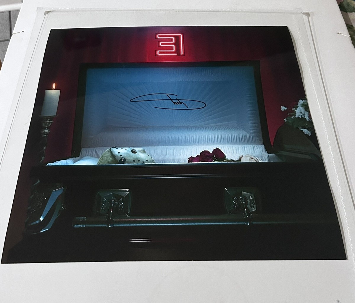 EMINEM Signed The Death of Slim Shady TDOSS 14x14 Lithograph In