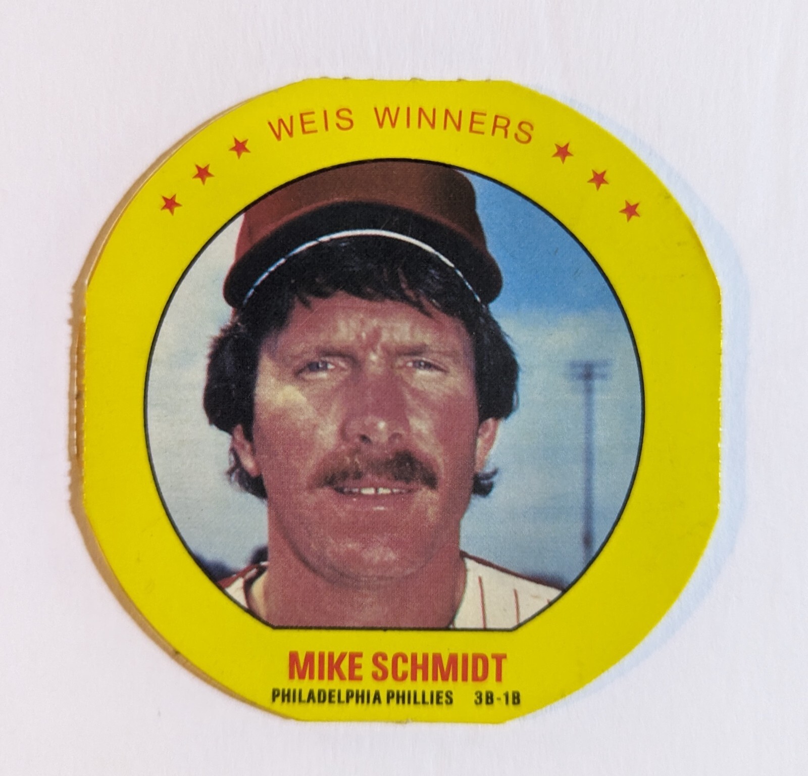 1987 Weis Winners discs #11 Mike Schmidt, #12 Robby Thompson - Sealed Panel