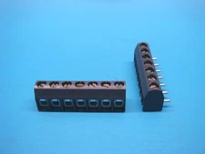 (2) WECO 941-DS/07 20.877.107 7 POLE 26-14 AWG EURO STYLE PCB TERMINAL BLOCK