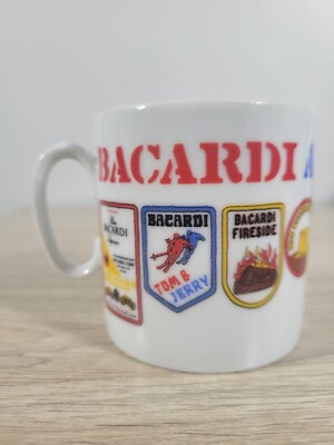 Bicardi Rum Apres Ski Lift 1970 coffee tea rum mug