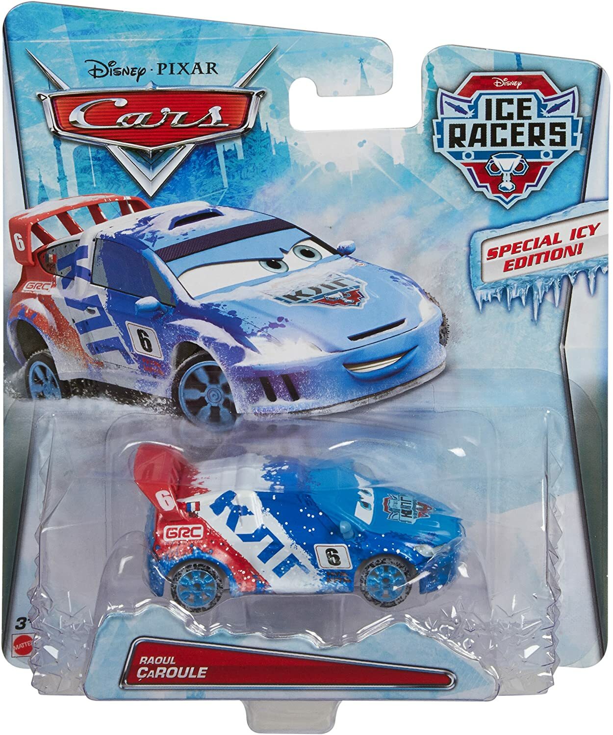 Disney/Pixar Cars Ice Racers 1:55 Scale Diecast Vehicle Raoul Caroule ...