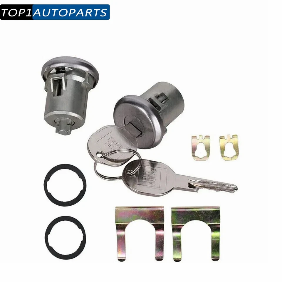 New Pair Door Locks Cylinder LH & RH Fit Chevrolet 1970-1997 With Keys 608307 - Изображение 3 из 4