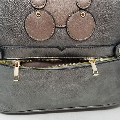 Metallic Pewter Bear Backpack and wallet set | eBay display picture 1