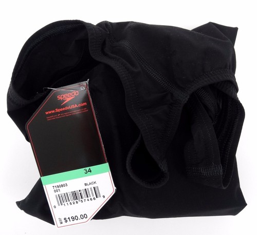 Speedo Womens FASTSKIN FS-PRO Recordbreaker - Size 34 Black - Picture 3 of 3