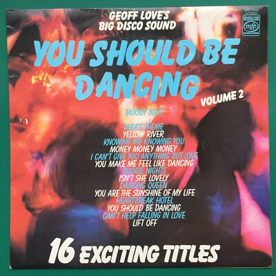 Geoff Love Big Disco Sound YOU SHOULD BE DANCING #2 Funk Soul LP ABBA   Bee Gees