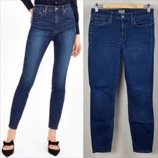 J.Crew Skinny Jeans Womens 27 Toothpick Low Rise Denim Stretch Dark Blue Wash