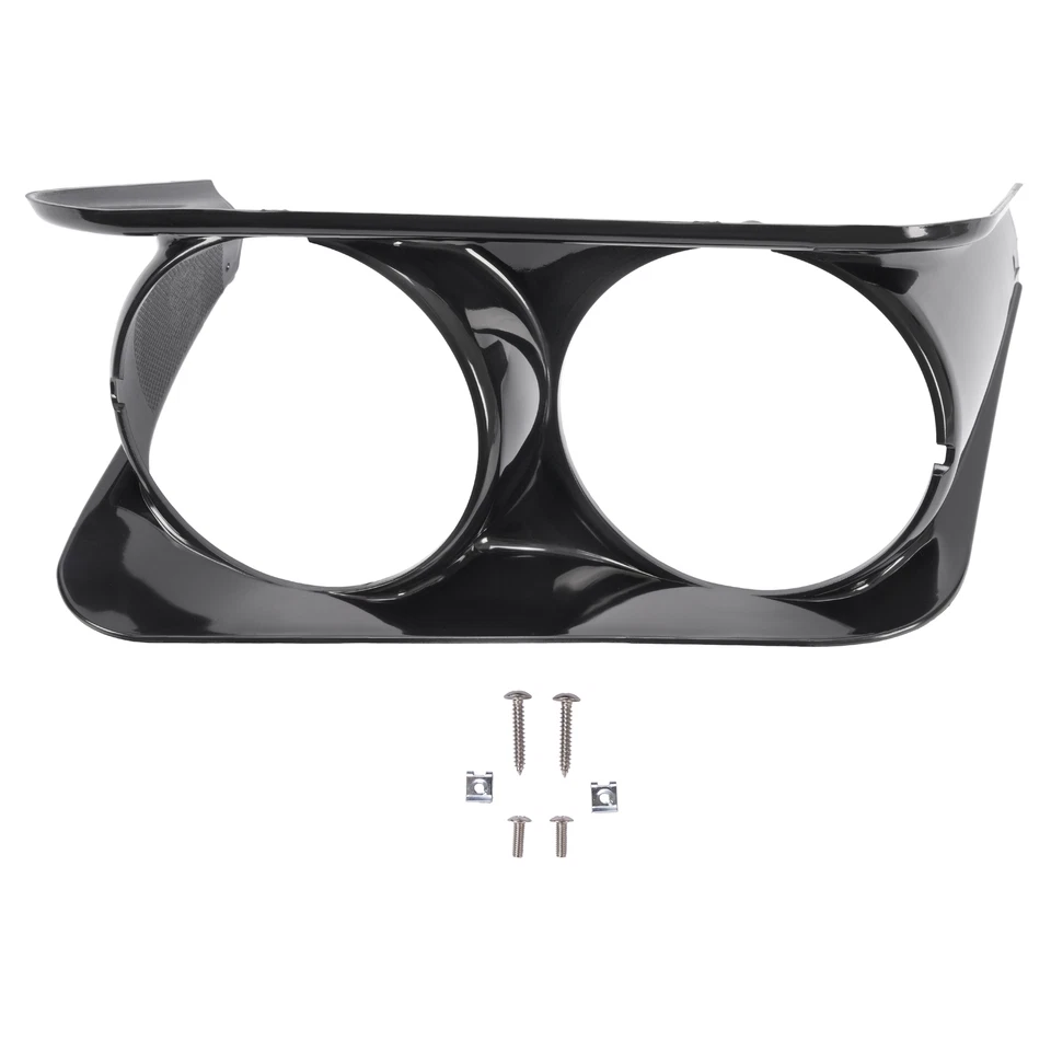 For Chevrolet Corvette C3 1968-1982 Headlight Bezel Driver Side Black Foto 2 de 4