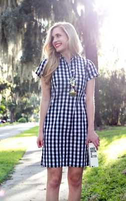 j crew gingham shirt dress Pink J.crew Gingham Dress
