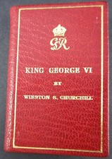 King George VI The Prime Minister's Broadcast Winston Churchill Miniature Book
