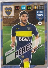 Panini FIFA 365 2018 Soccer Boca Juniors No. 24 Sebastian Perez