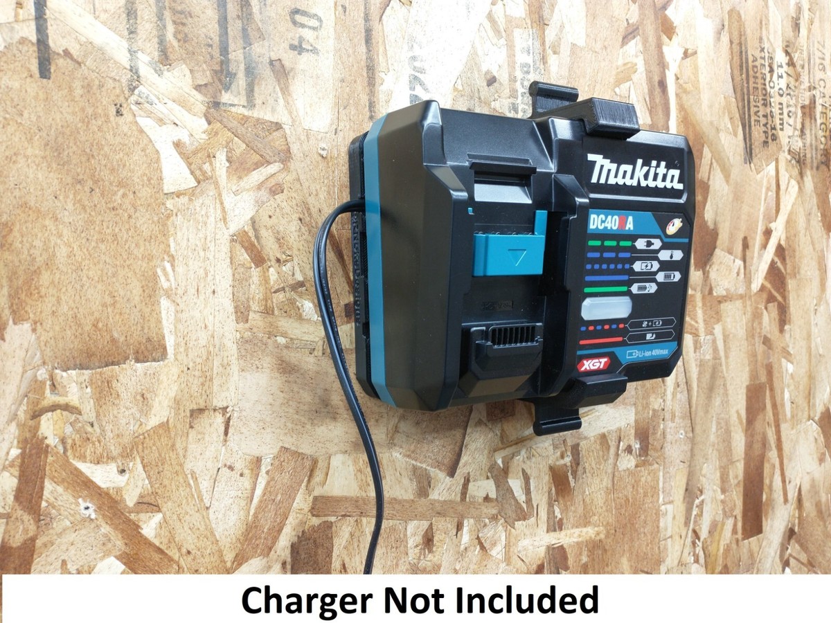 Wall Mount For Makita DC40RA Battery Charger, Made in USA