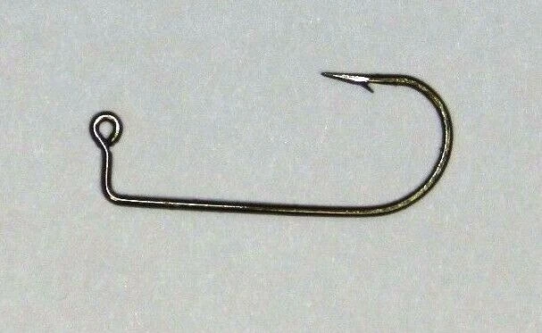 100 Eagle Claw 570 BRONZE 90 DEGREE JIG HOOKS You Pick From 11 Sizes #12 -  4/0