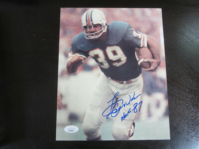 Larry Csonka Autograph Signed 8 X 10 Photo Miami Dolphins JSA HOF