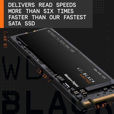 WD Black SN750 1TB NVMe Gaming SSD M.2 2280 3D NAND WDS100T3X0C
