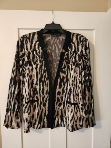 Ming Wang Blazer/Jacket/Cardigan Size Large