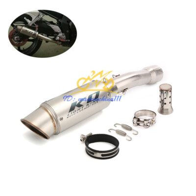 For Yamaha FZ1 2006-2015 Slip On Exhaust Mid Link Pipe Muffler Escape System