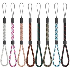 8 Pcs Hand Wrist Strap Lanyard Adjustable Rope for Mobile Phone Camera Key