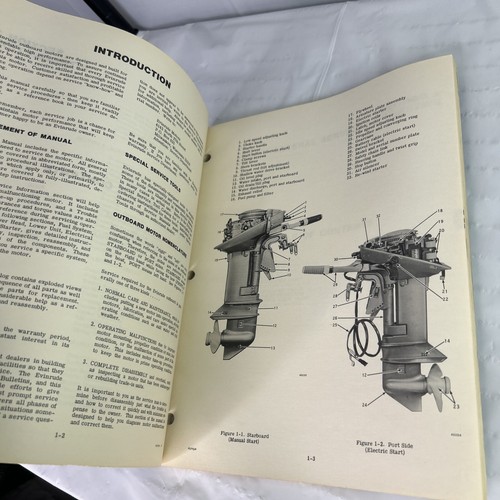 1974 EVINRUDE OUTBOARD MOTOR SPORTWIN 9.9 HP SERVICE MANUAL - Picture 8 of 10