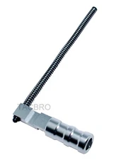 Ruger 1022 10-22 Extended Grooved Round Charging Handle Silver Anodized Aluminum