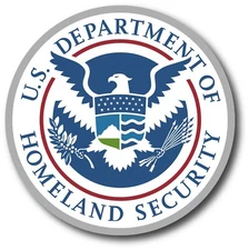 DEPARTMENT OF HOMELAND SECURITY DECAL STICKER USA VEHICLE CAR WINDOW WALL PARODY