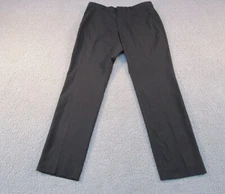 Perry Ellis Mens Dress Pants Size 32 X 30 Black Flex Stretch Trousers