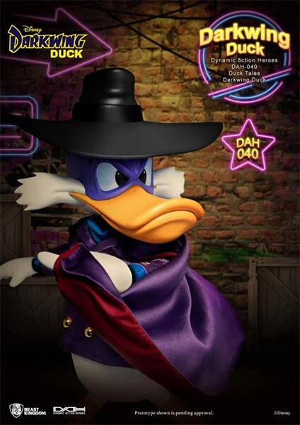 Boneco de ação Beast Kingdom Disney Dynamic 8ction Heroes DAH-040 Darkwing Duck - Imagem 4 de 4