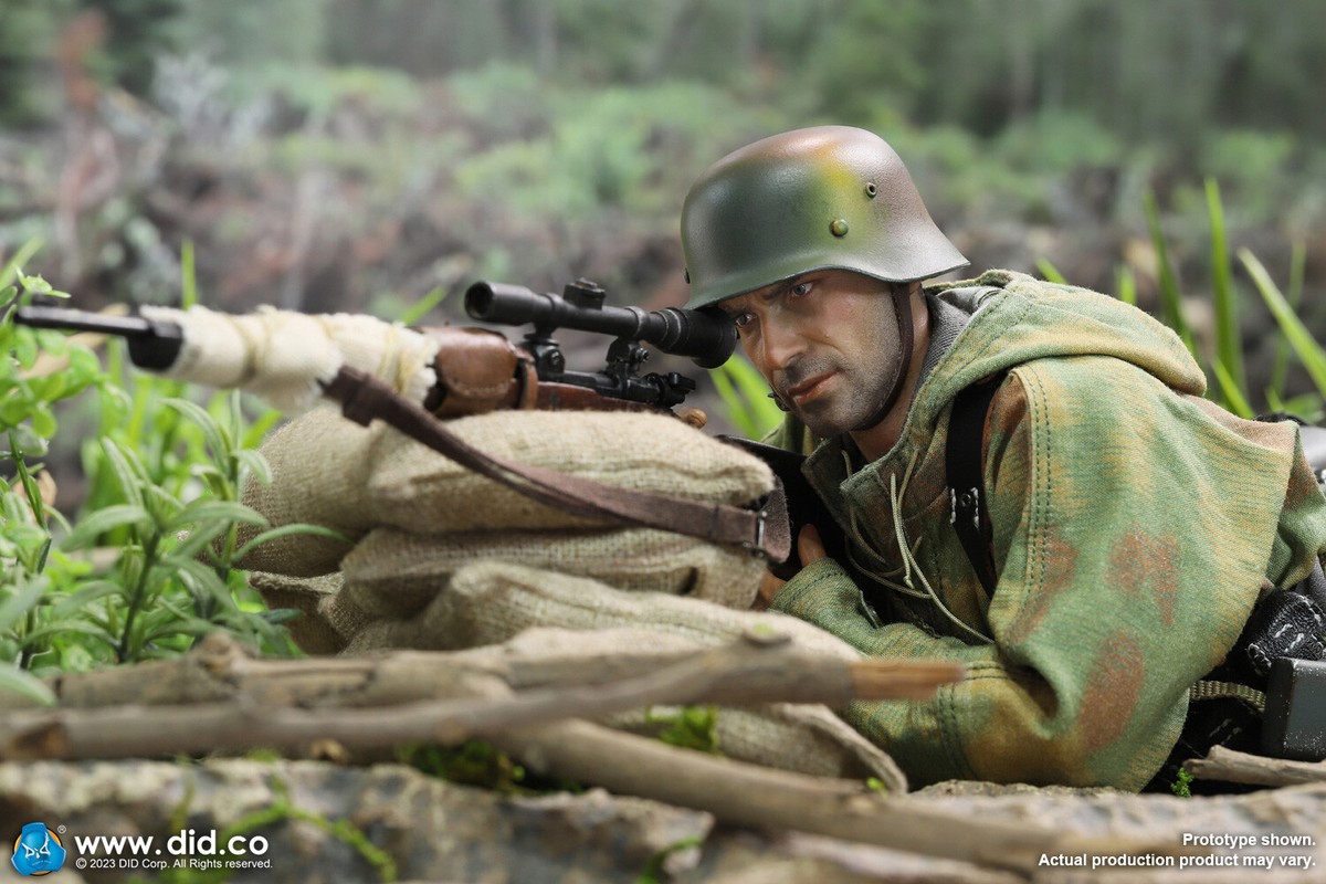 DID D80163 1/6 WWII German Sniper Wolfgang Soldier Model DID D80163 1/6 WWII German Sniper Wolfgang Soldier Model
