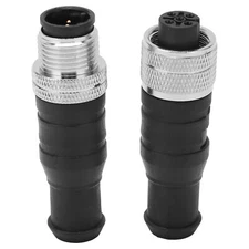 NMEA 2000 Pair Male/Female Terminators Resistor 5Pin Thread IP67 Waterproof For