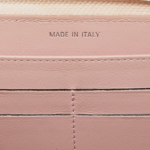 Chanel Pink Caviar Leather CC Timeless Zip Around Wallet - Picture 4 of 9