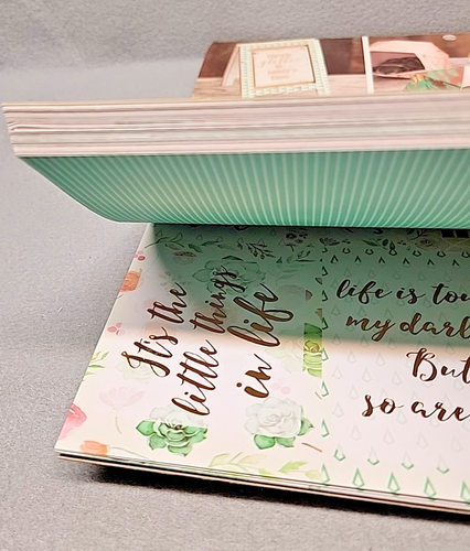 DCWV *COPPER LUXURY* Foil Paper Pad 12x12 Scrapbook Cardstock 36/pcs Sealed - Picture 4 of 17